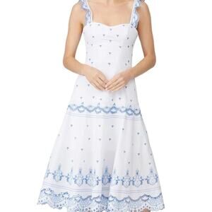 Jonathan Simkhai Rent the Runway Eyelet Embroidered bustier White dress $695